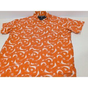 Vintage Y2K Polo Ralph Lauren Sportsman AOP Short Sleeve Shirt - Mens Size Large